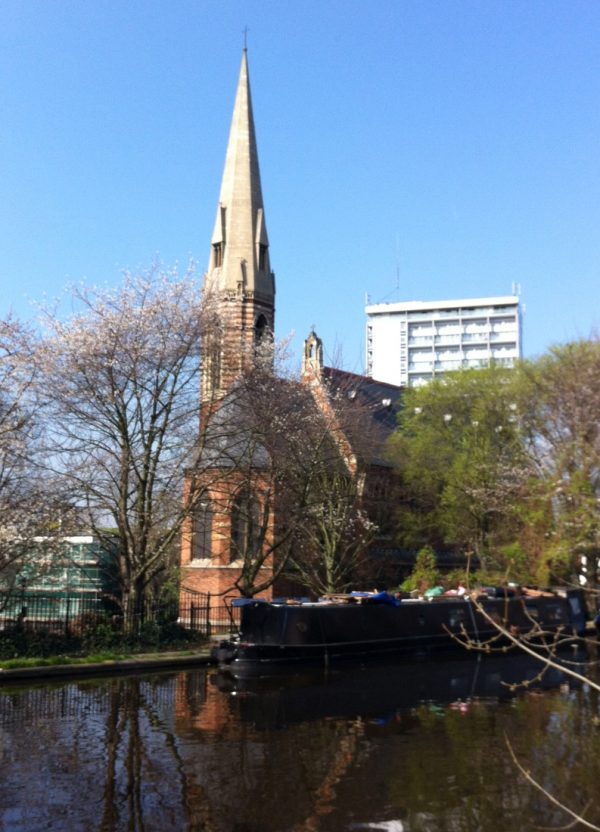 St Mary Magdalene Church view over canal